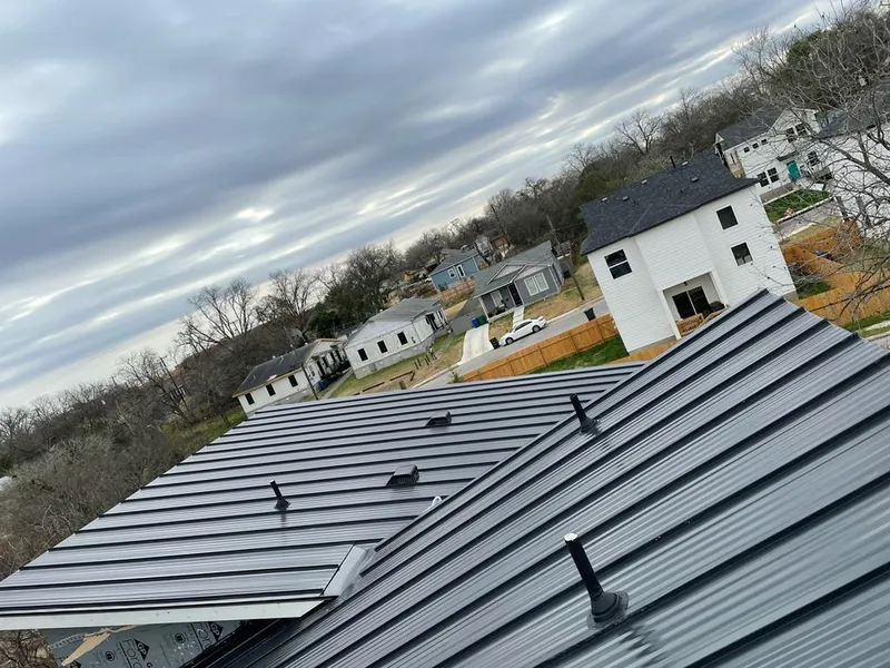 Standing seam metal roof panels with vents for Skylight Repair in Holyoke